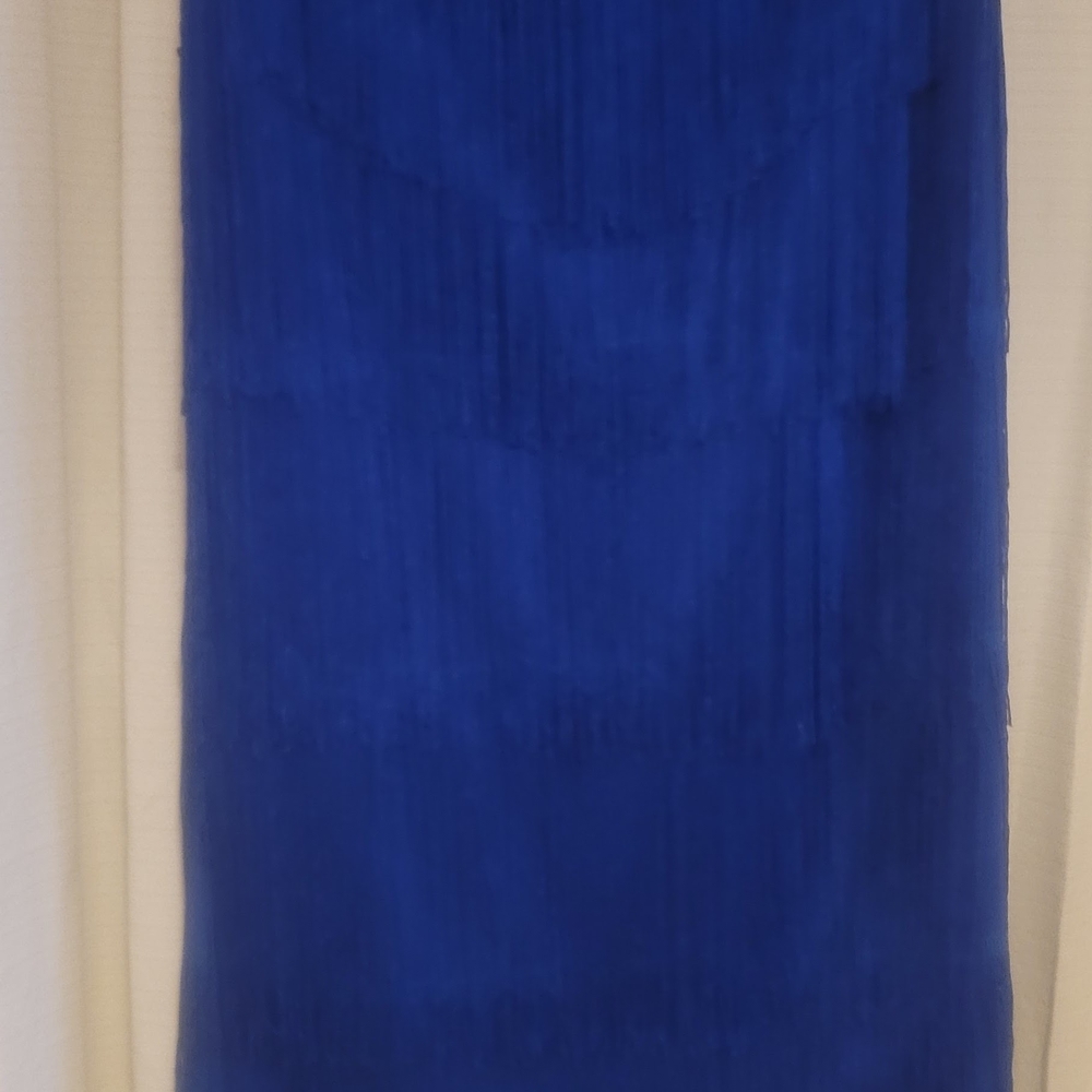 Elegant Blue Pencil Skirt